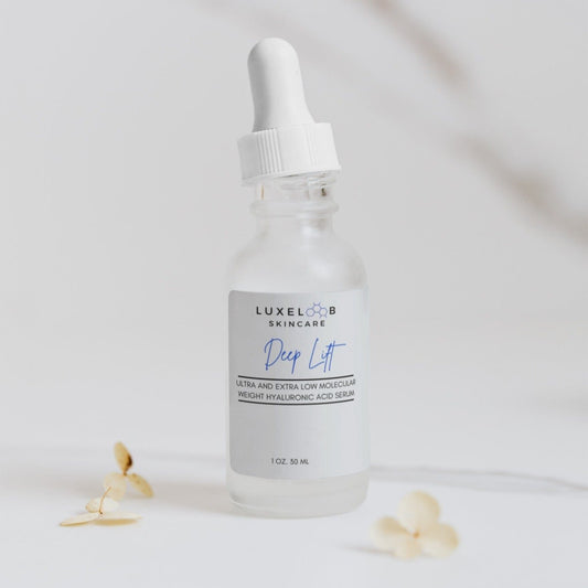 best hyaluronic acid serum, hmw hyaluronic acid, high molecular weight hyaluronic acid, low molecular weight hyaluronic acid, ultra extra low molecular weight hyaluronic acid, anti-wrinkles, anti-redness, anti-aging
deep lift
